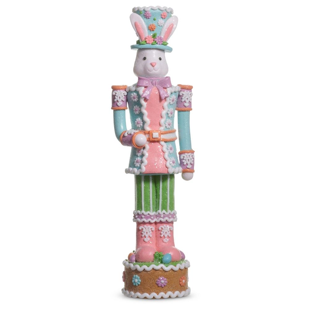 RAZ Imports 13.5" Easter Bunny Gingerbread Nutcracker