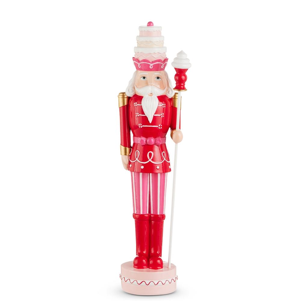 RAZ Imports 16" Cake Top Nutcracker with Icing Staff