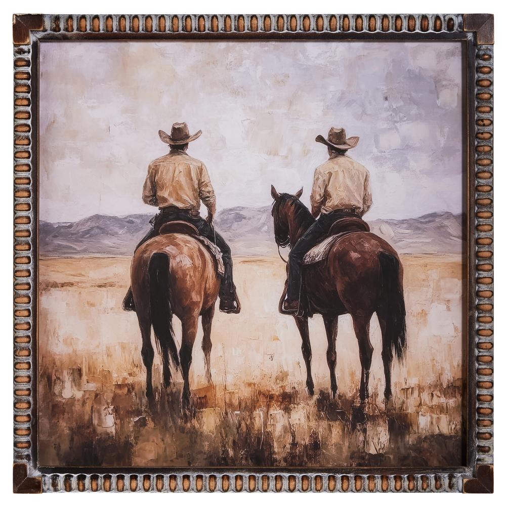 RAZ Imports 17.5" Trailblazers Beaded Frame Wall Art