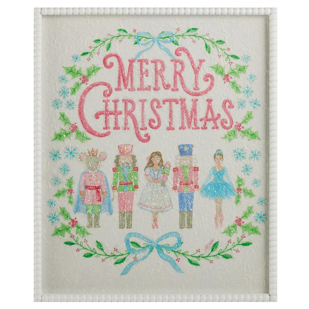 RAZ Imports 18" Pastel Nutcracker Ballet Framed Wall Art