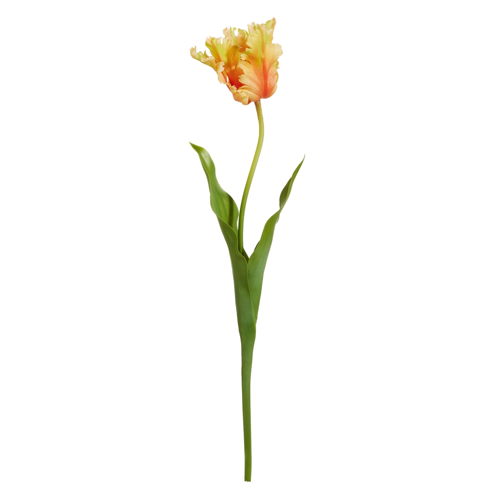 RAZ Imports 23" Real Touch Yellow Red Parrot Tulip Stem