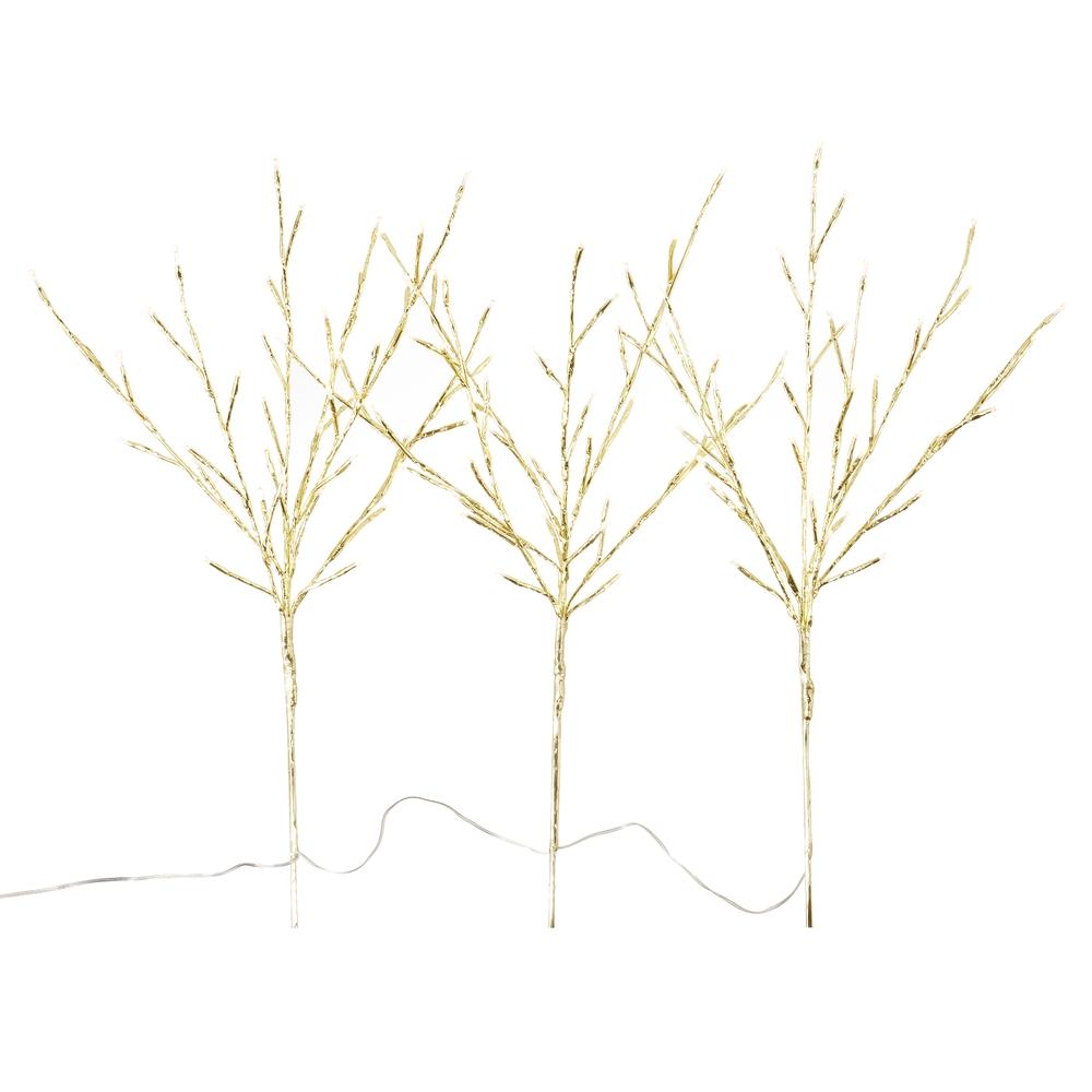 RAZ Imports 28" Gold Lighted Connected Branch w/108 Warm White Lights