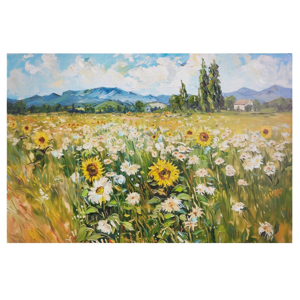 RAZ Imports 35.5" Wildflower Valley Textured Wall Art