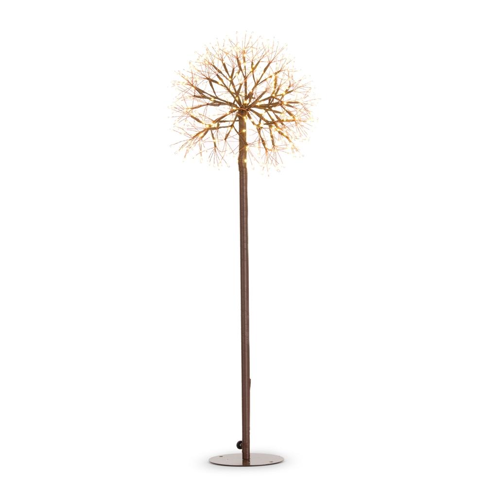 RAZ Imports 36" Brown Starburst Spray with Warm White Lights