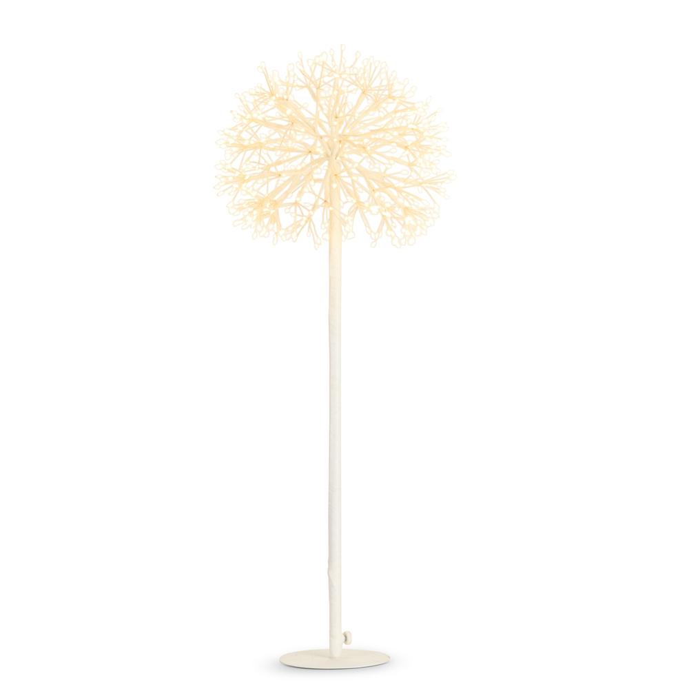 RAZ Imports 36" White Starburst Tree with Warm White Lights