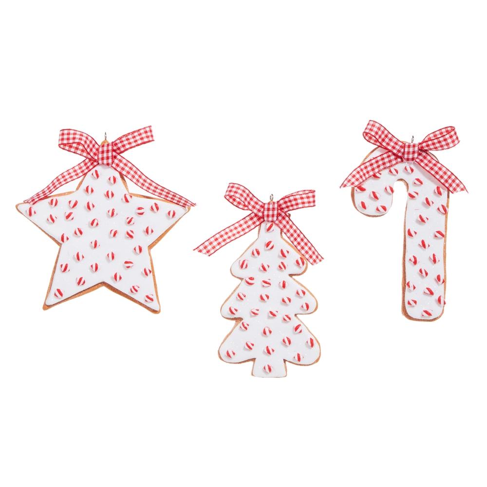 RAZ Imports 4.5" Peppermint Sprinkles Cookie Ornament