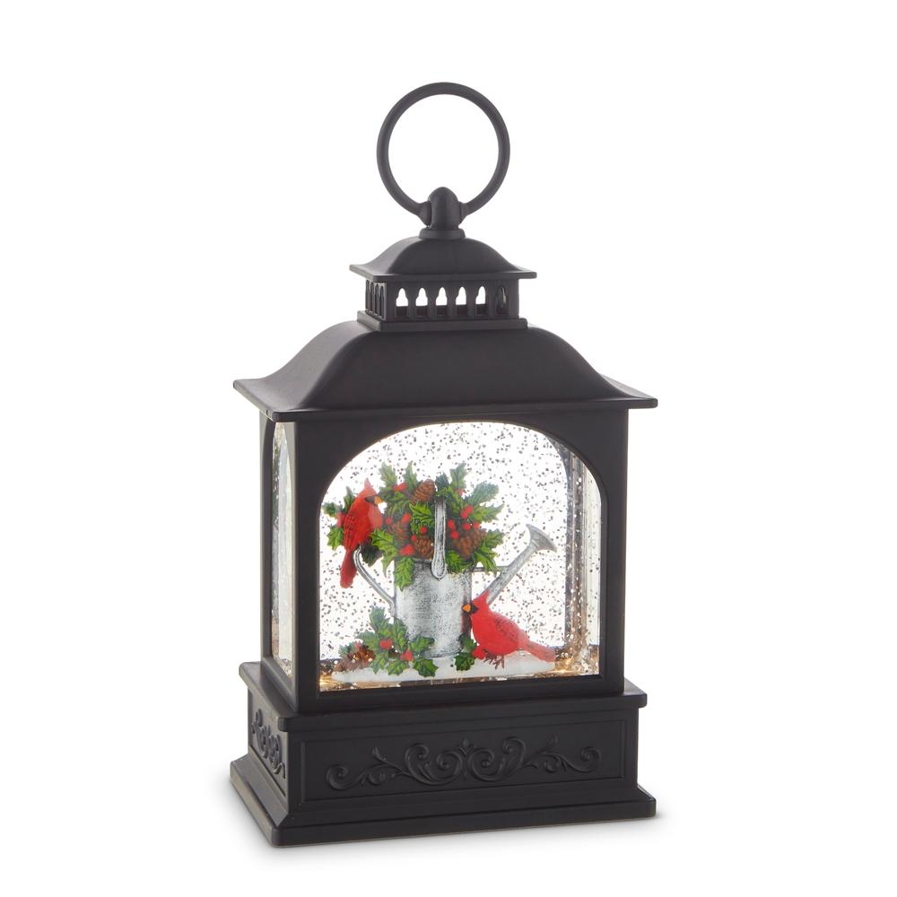 RAZ Imports 8.5" Cardinals On Watering Can Lighted Water Lantern