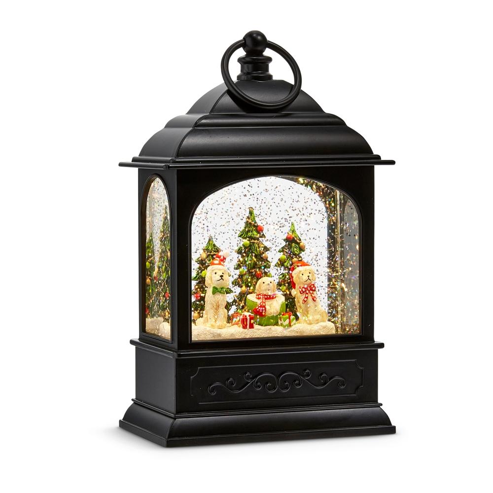 RAZ Imports 8.5" Celebrate the Season Pup Lighted Water Lantern