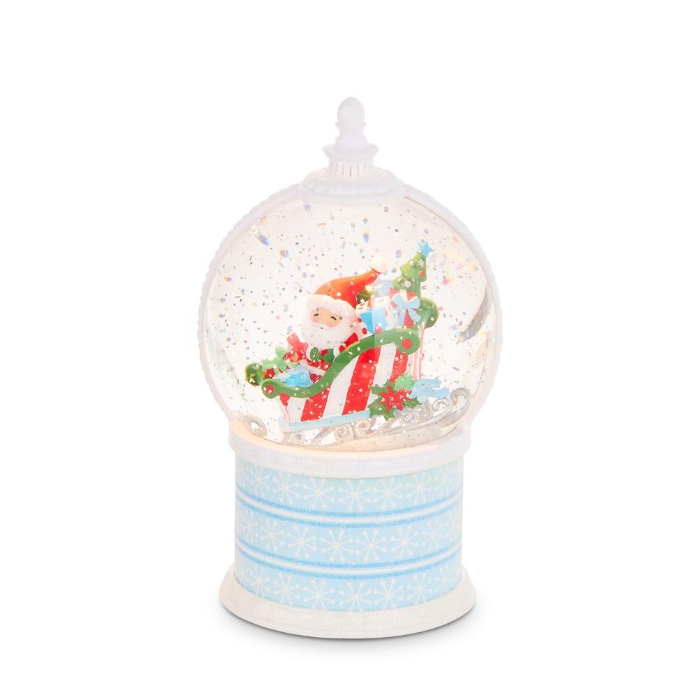RAZ Imports 8.5" Santa's Adventures Lighted Water Globe