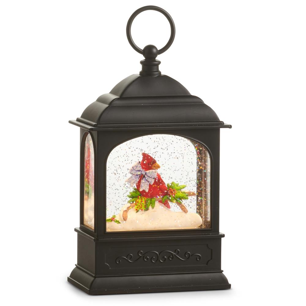 RAZ Imports 8.75" Toile Cutesy Cardinal Lighted Water Lantern