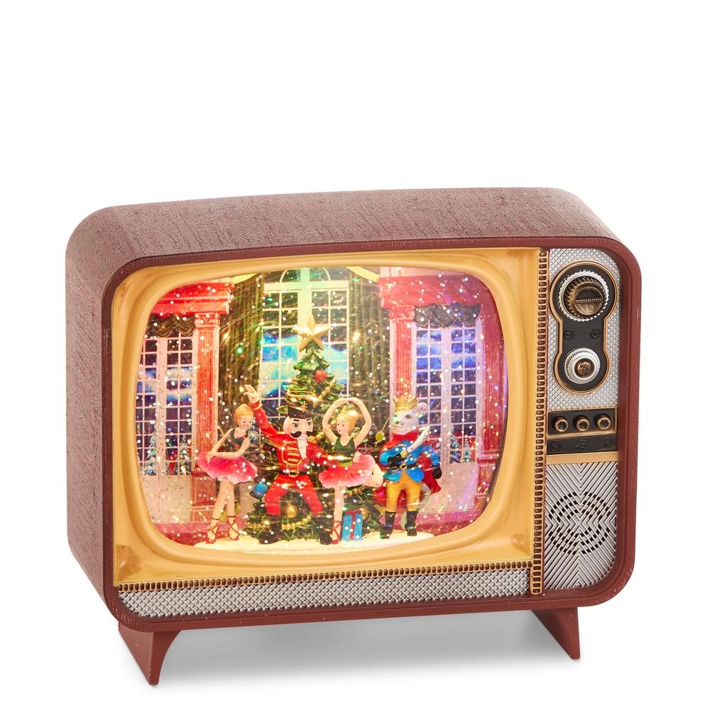 RAZ Imports 8" Enchanted Nutcracker Lighted Water TV