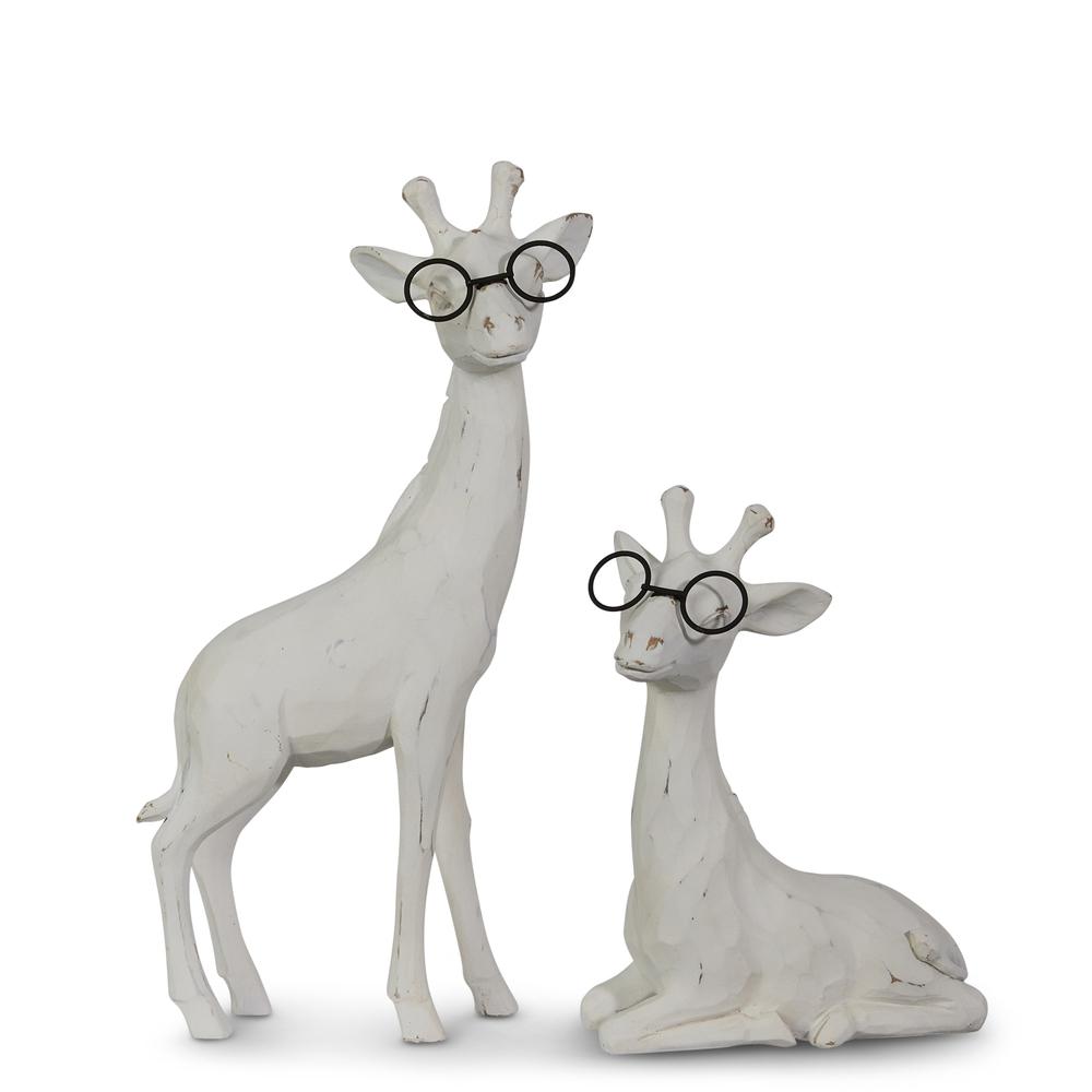 RAZ Imports 10.25" Giraffe with Glasses