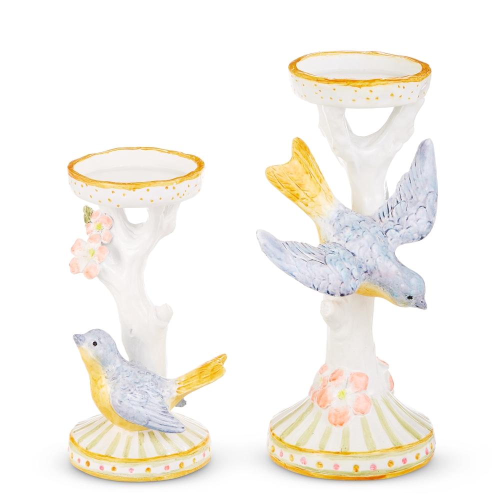 RAZ Imports 10.5" Bird on Candle Holders