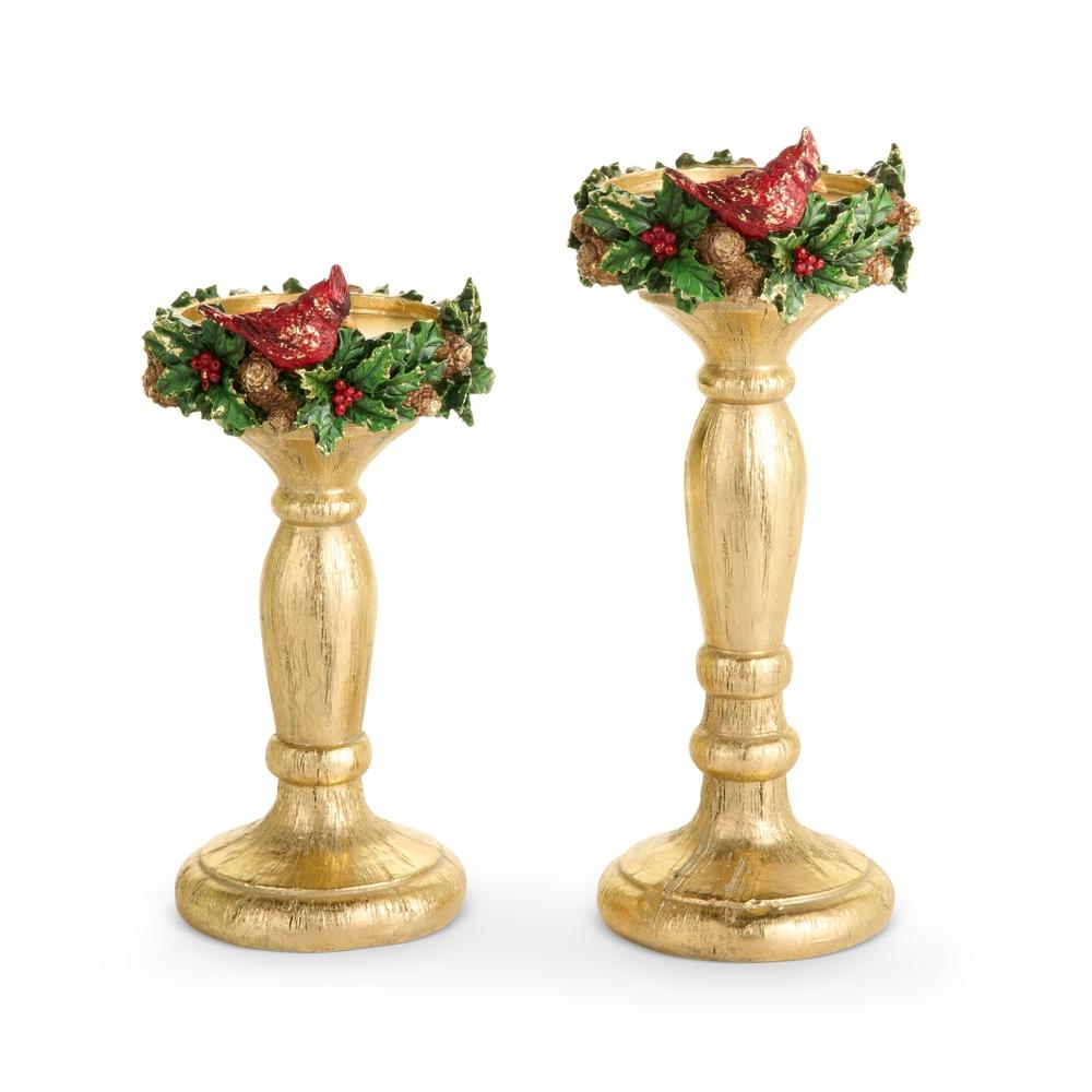 RAZ Imports 10.5" Cardinal Candlesticks