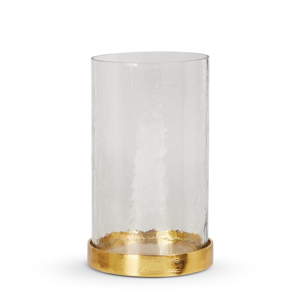 RAZ Imports 10.5" Gold Base Hurricane