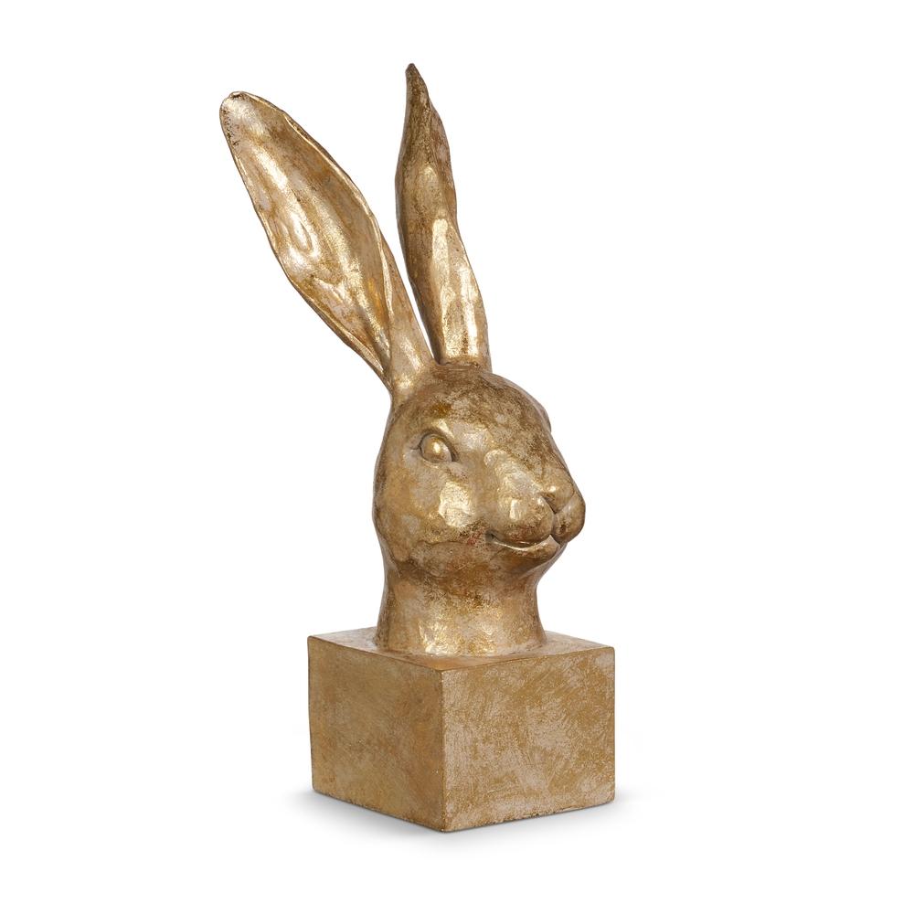 RAZ Imports 10.5" Gold Rabbit Bust