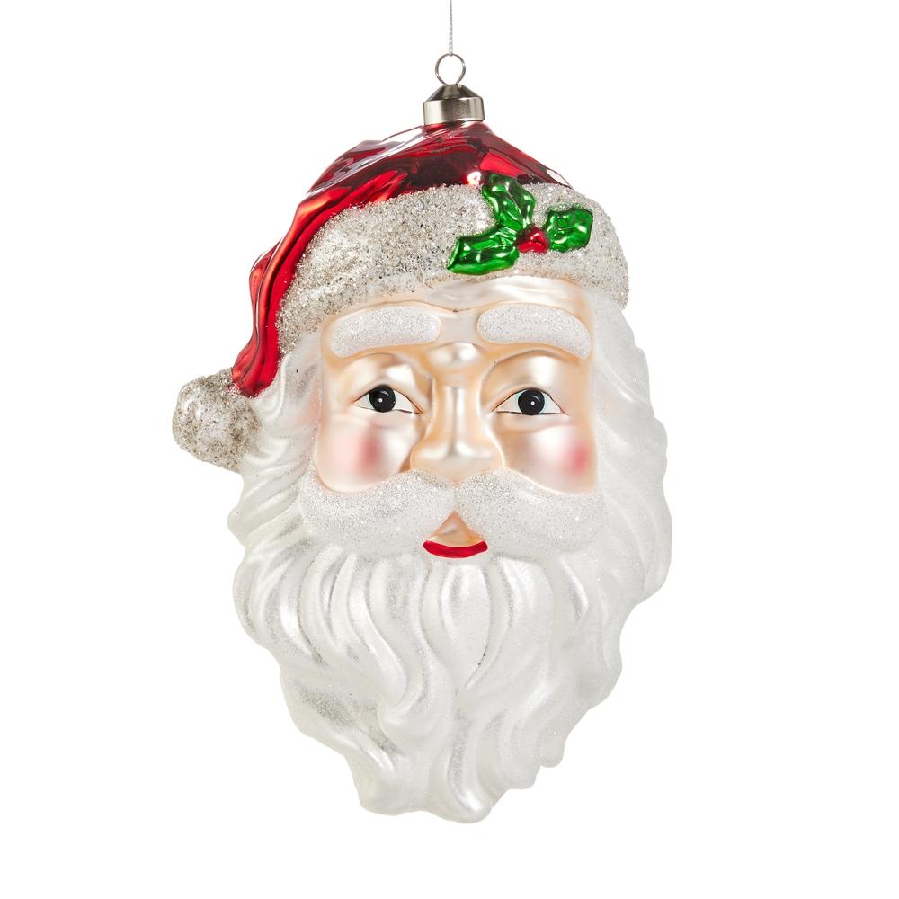 RAZ Imports 10.5" Santa Head Ornament