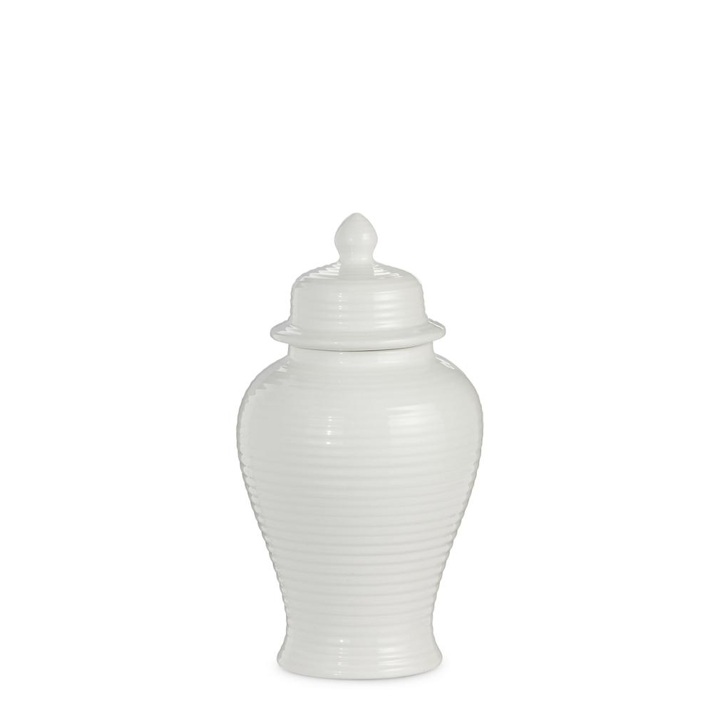 RAZ Imports 10.5" White Ginger Jar
