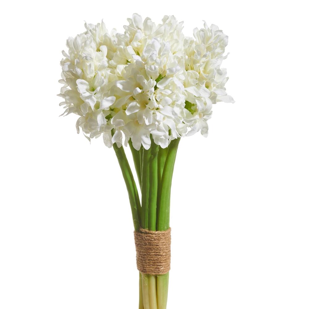 RAZ Imports 10.5" White Hyacinth Bundle