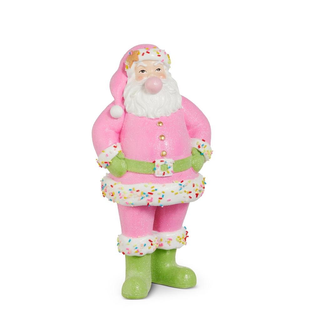 RAZ Imports 10" Bubblegum Blowin' Santa