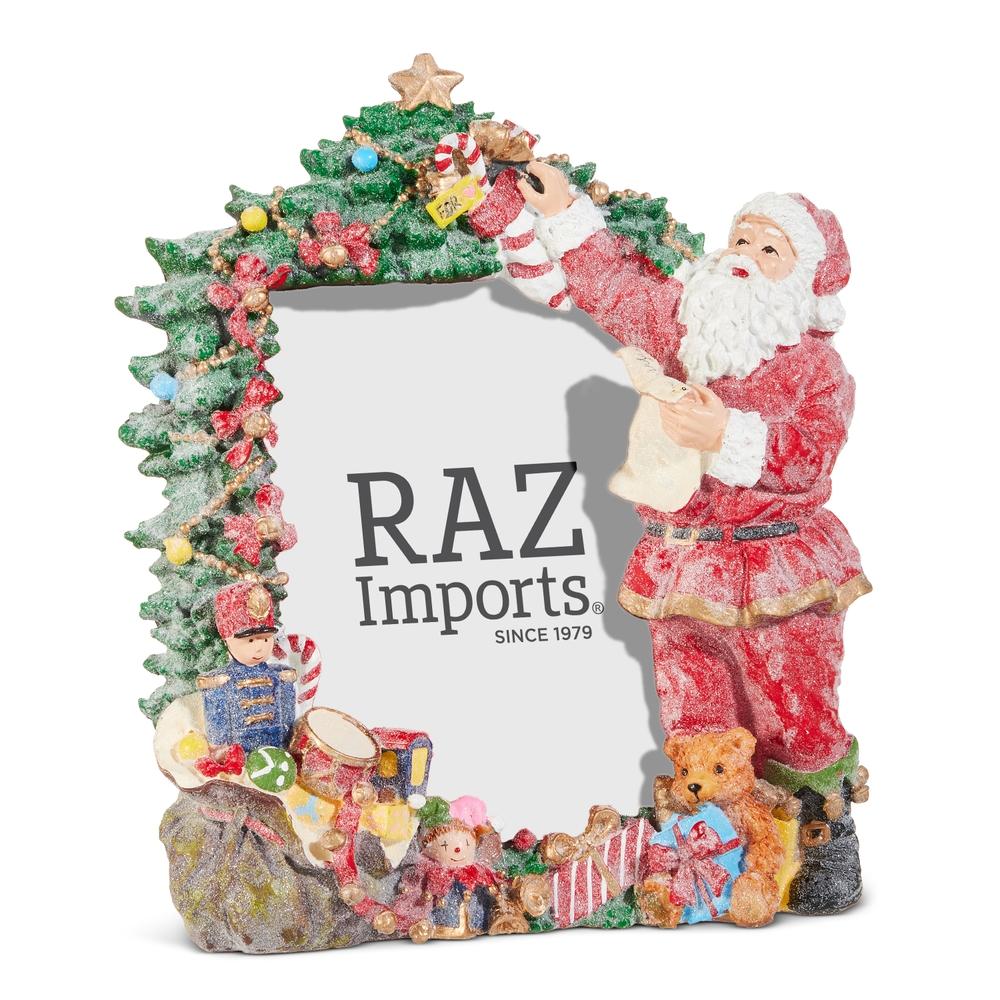 RAZ Imports 10" Christmas Time Picture Frame