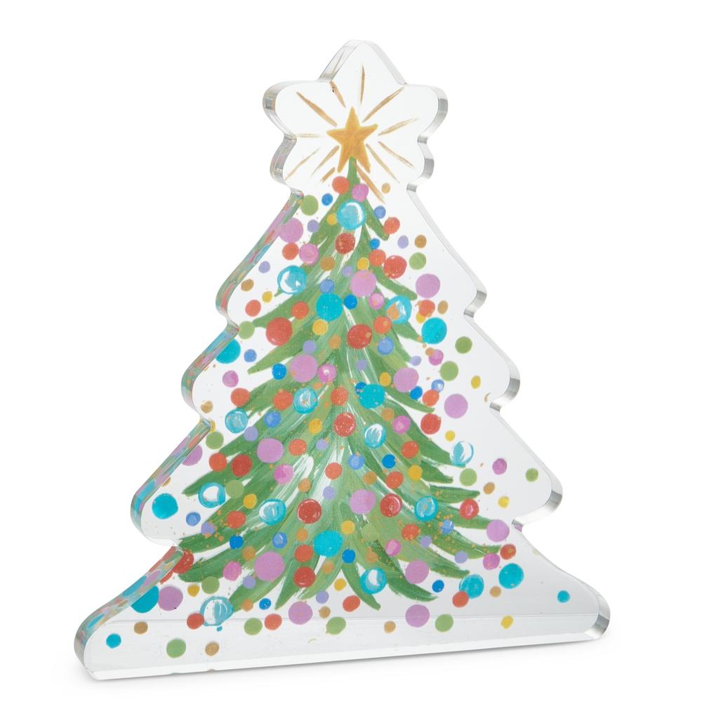 RAZ Imports 10" Confetti Tree Acrylic Cut Out Block