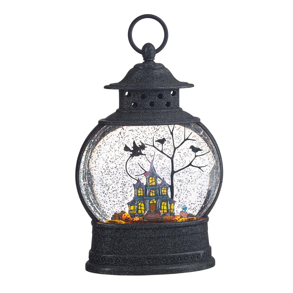 RAZ Imports 10" Haunted House Lighted Water Lantern