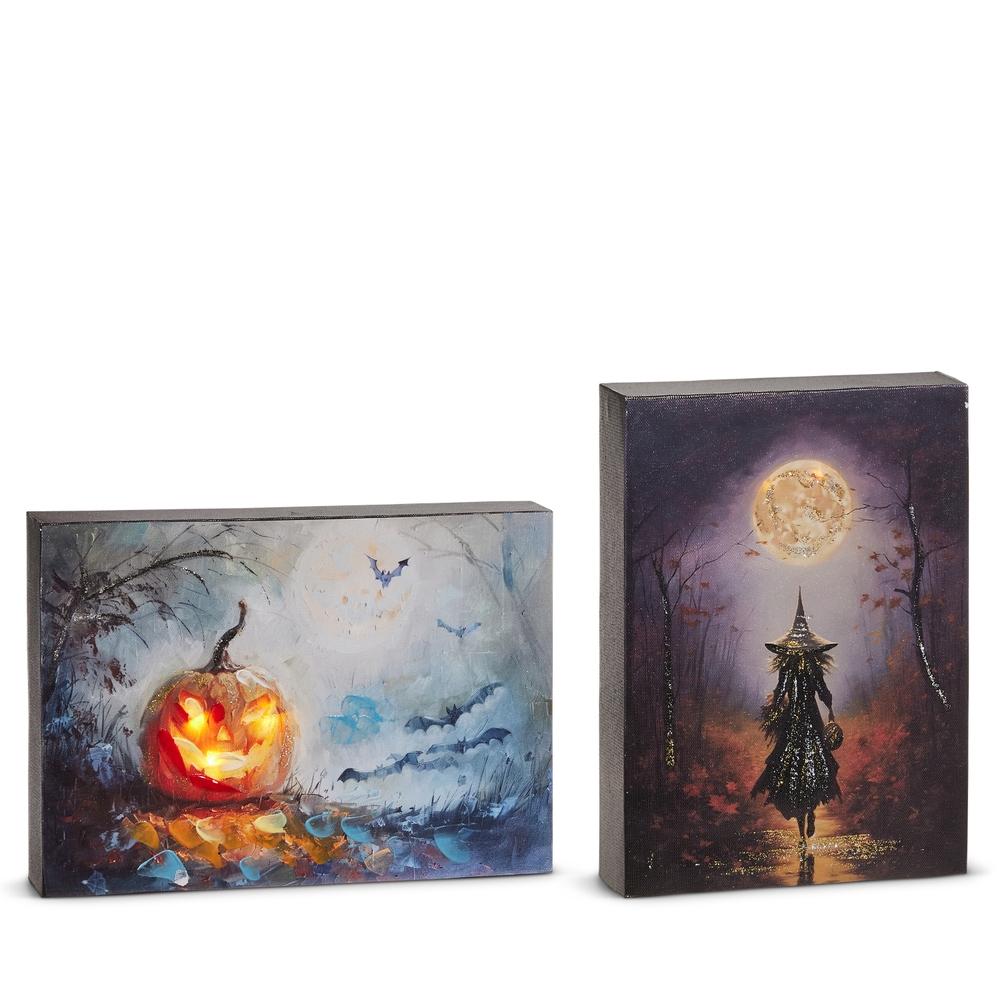 RAZ Imports 10" Lighted Spooky Nights Block
