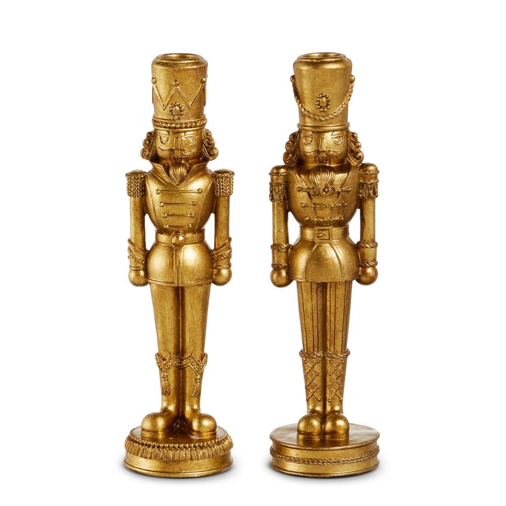 RAZ Imports 10" Nutcracker Candlesticks