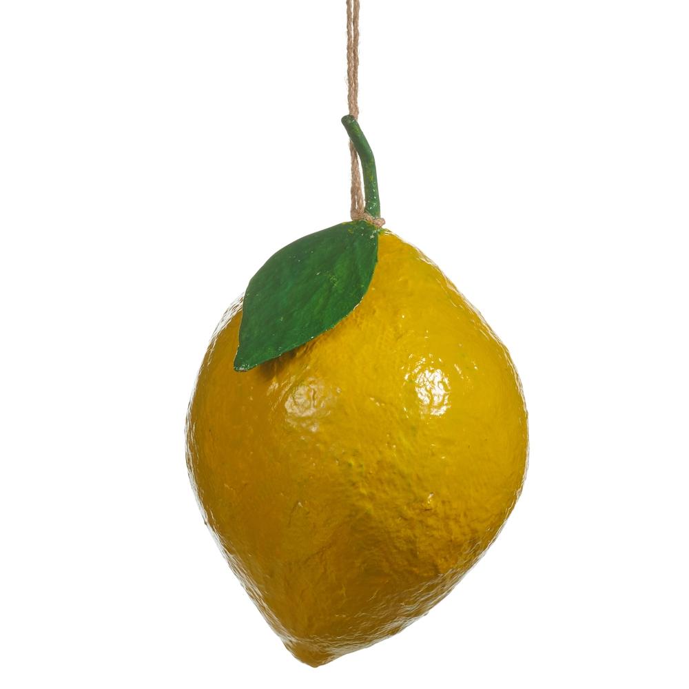 RAZ Imports 10" Paper Mache Lemon