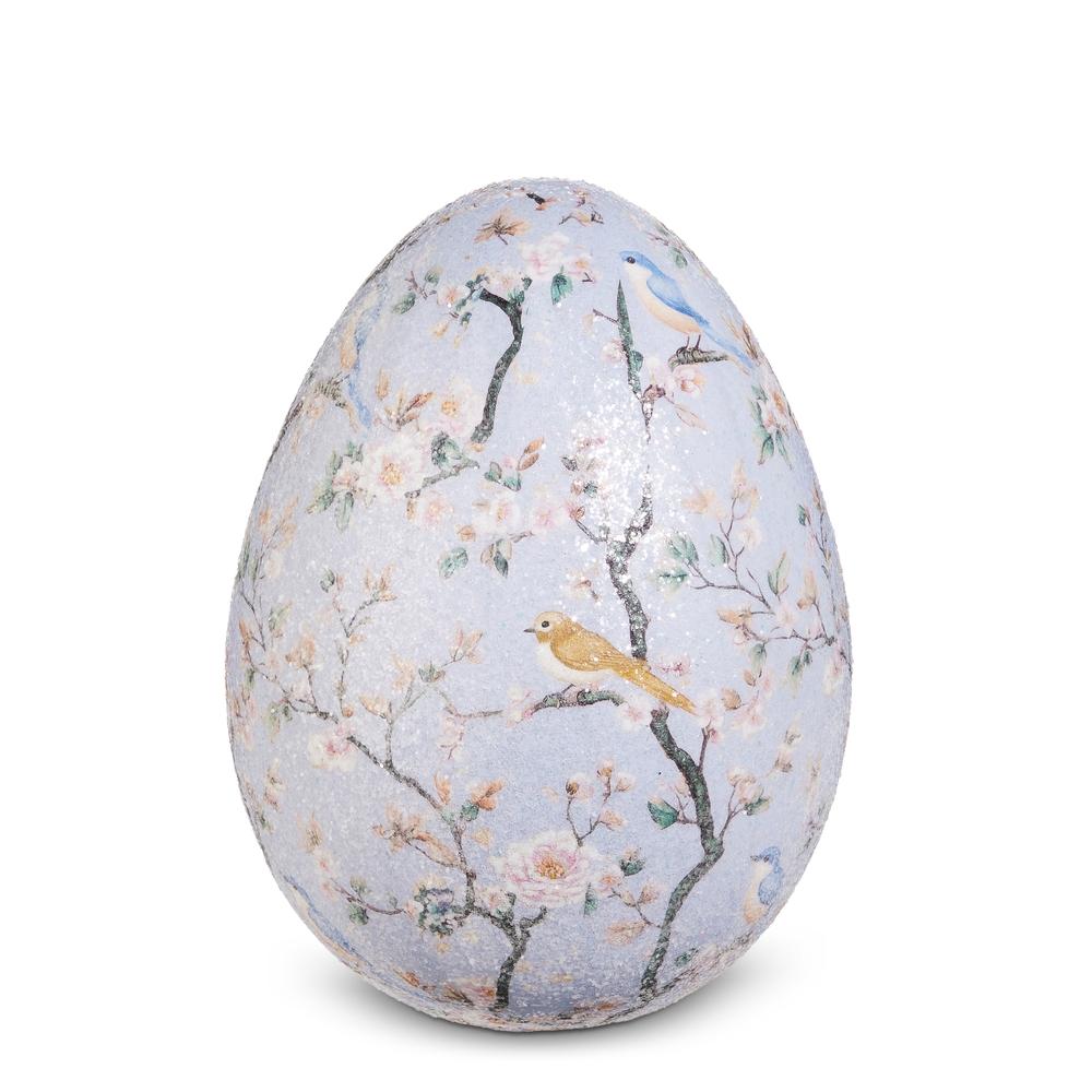 RAZ Imports 10" Petals and Chirps Sugared Egg