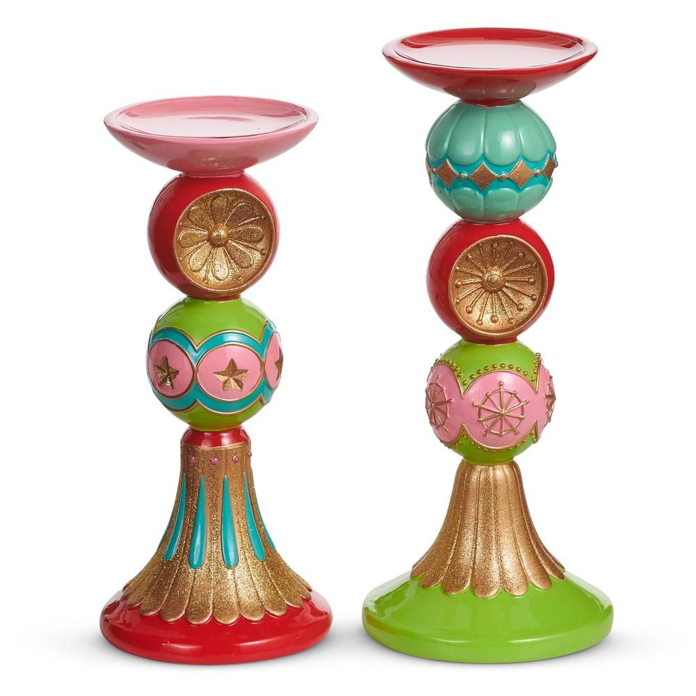 RAZ Imports 10" Reflector Ornament Candle Holder