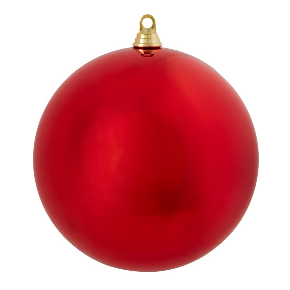 RAZ Imports 10" Shiny Red Ball Ornament