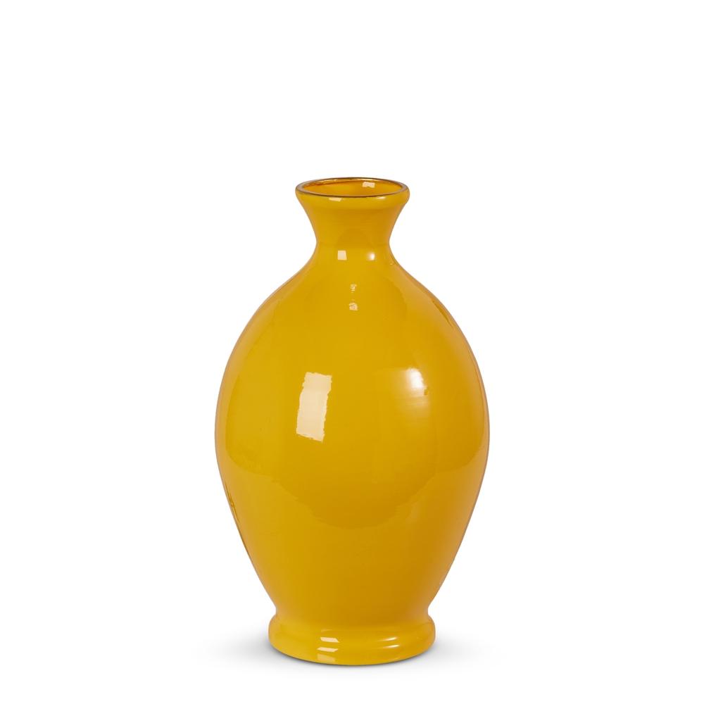 RAZ Imports 10" Yellow Vase