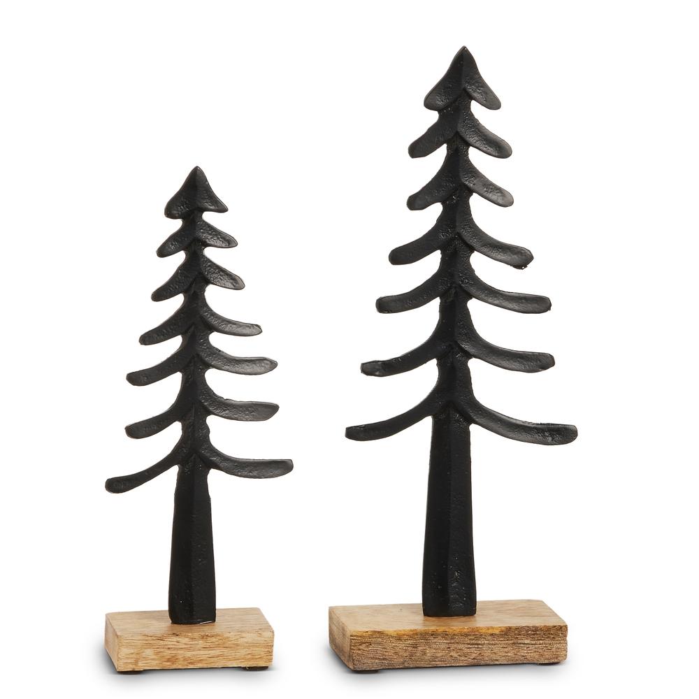 RAZ Imports 11.5" Black Iron Trees