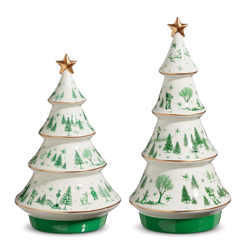 RAZ Imports 11.5" Christmas Scene Trees