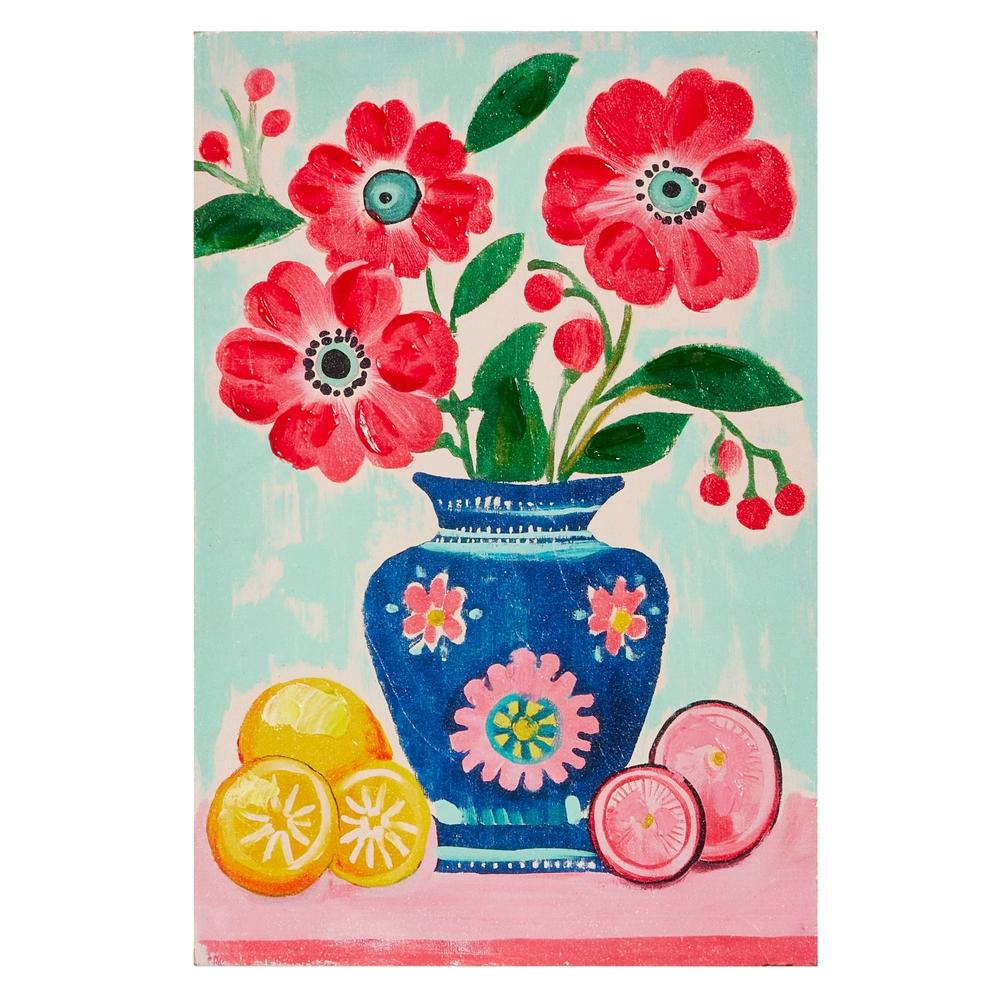 RAZ Imports 11.5" Fruited Florals Wall Art