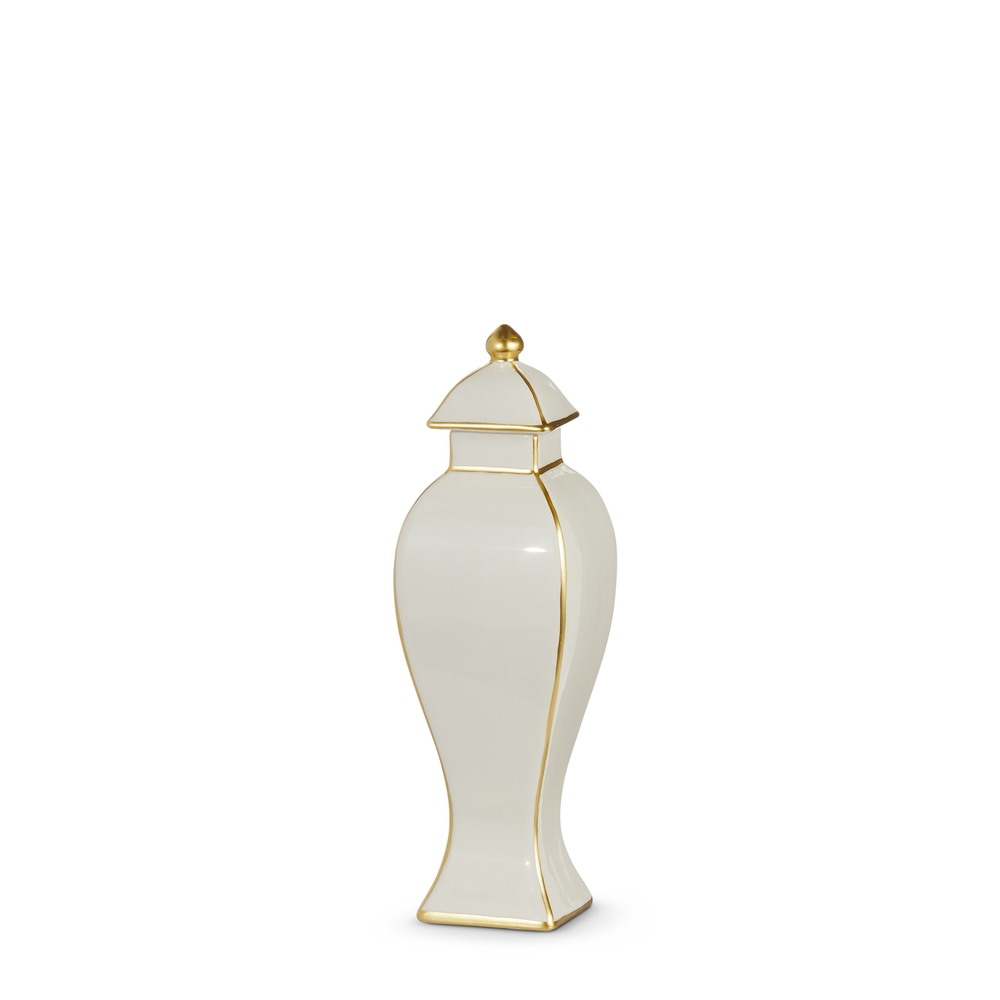 RAZ Imports 11.5" Gold Accent Decorative Ginger Jar