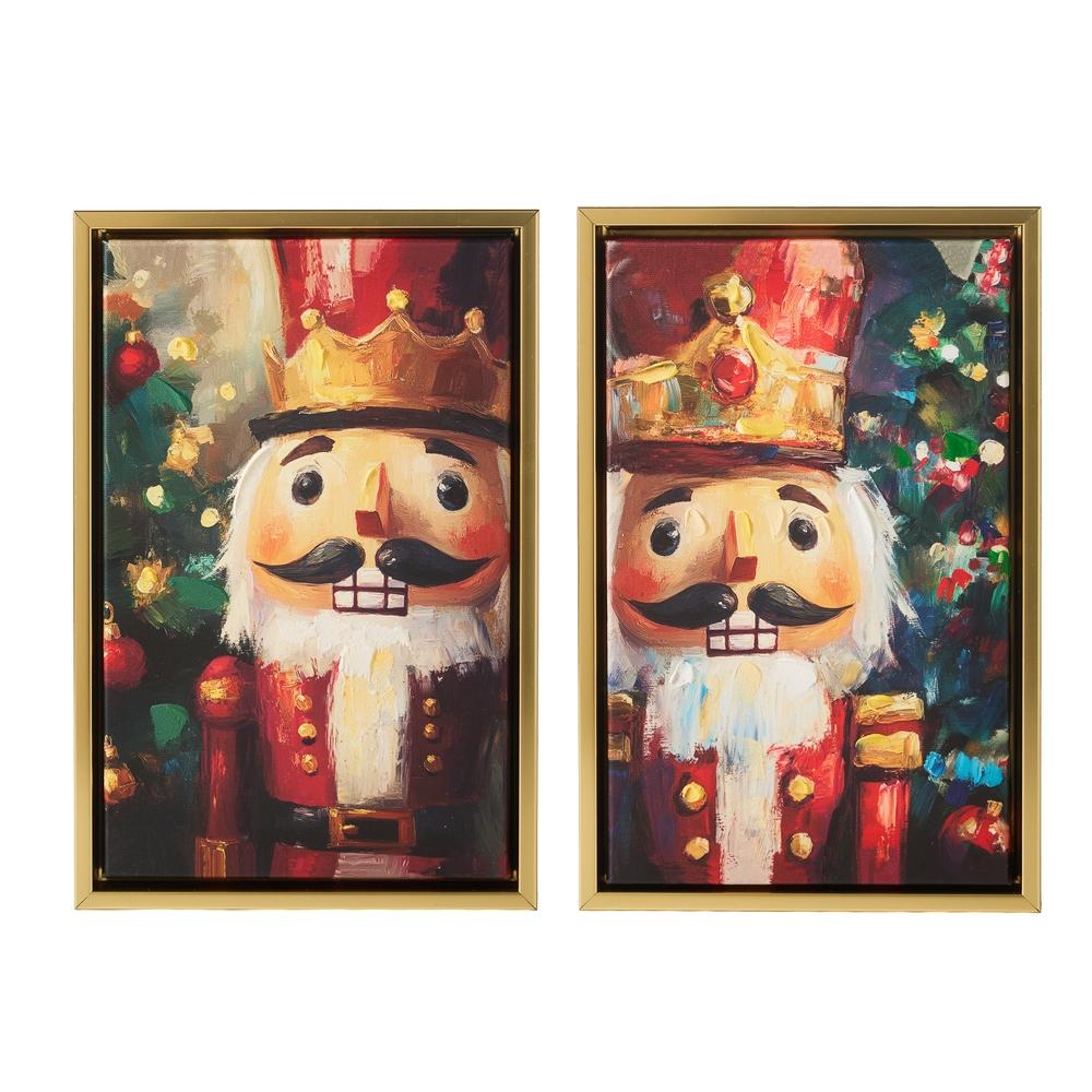 RAZ Imports 11.5" Holiday Nutcracker Wall Art