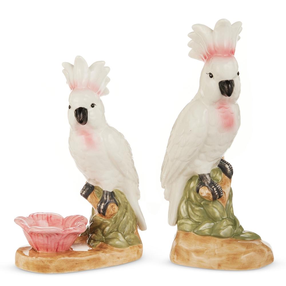 RAZ Imports 11.5" Pink Cockatoo