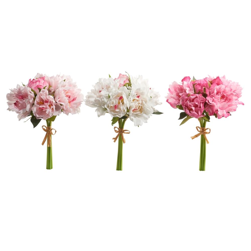 RAZ Imports 11.5" Real Touch Peony Bundle