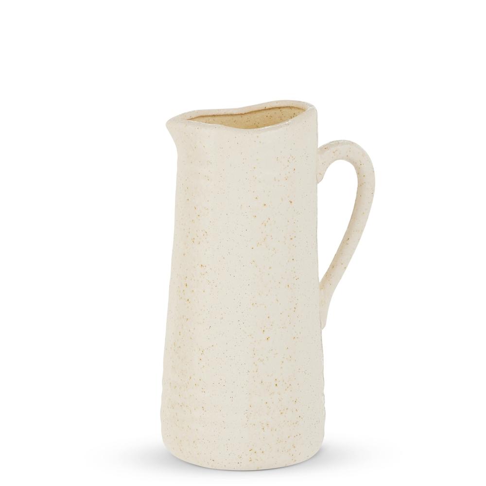 RAZ Imports 11.5" White Pitcher