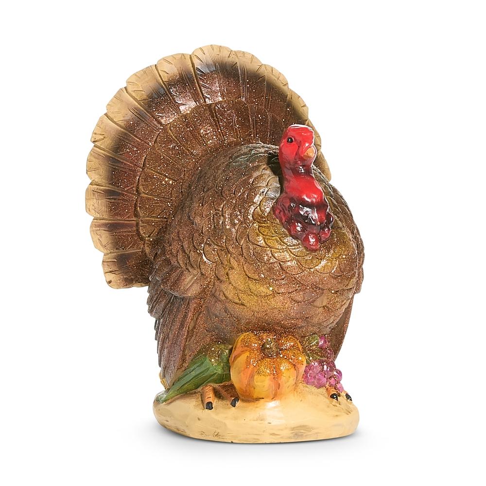 RAZ Imports 11.75" Glitter Turkey
