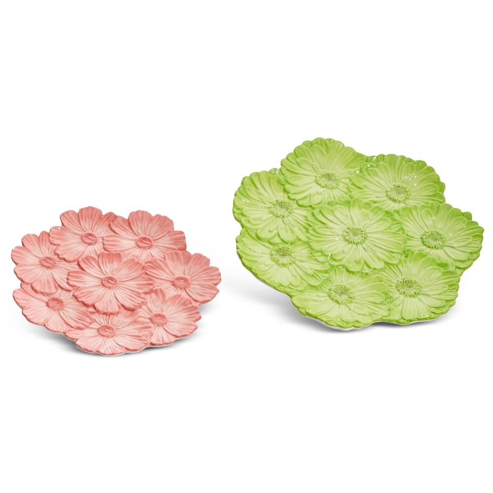 RAZ Imports 11" Floral Bouquet Plates