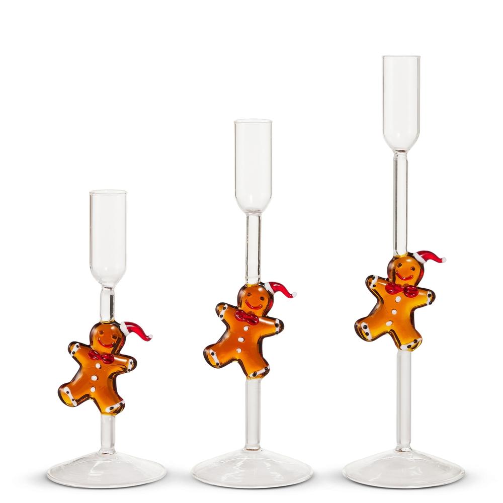 RAZ Imports 11" Gingerbread Candle Sticks