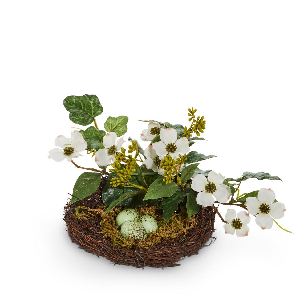 RAZ Imports 11" Nest with Dogwood