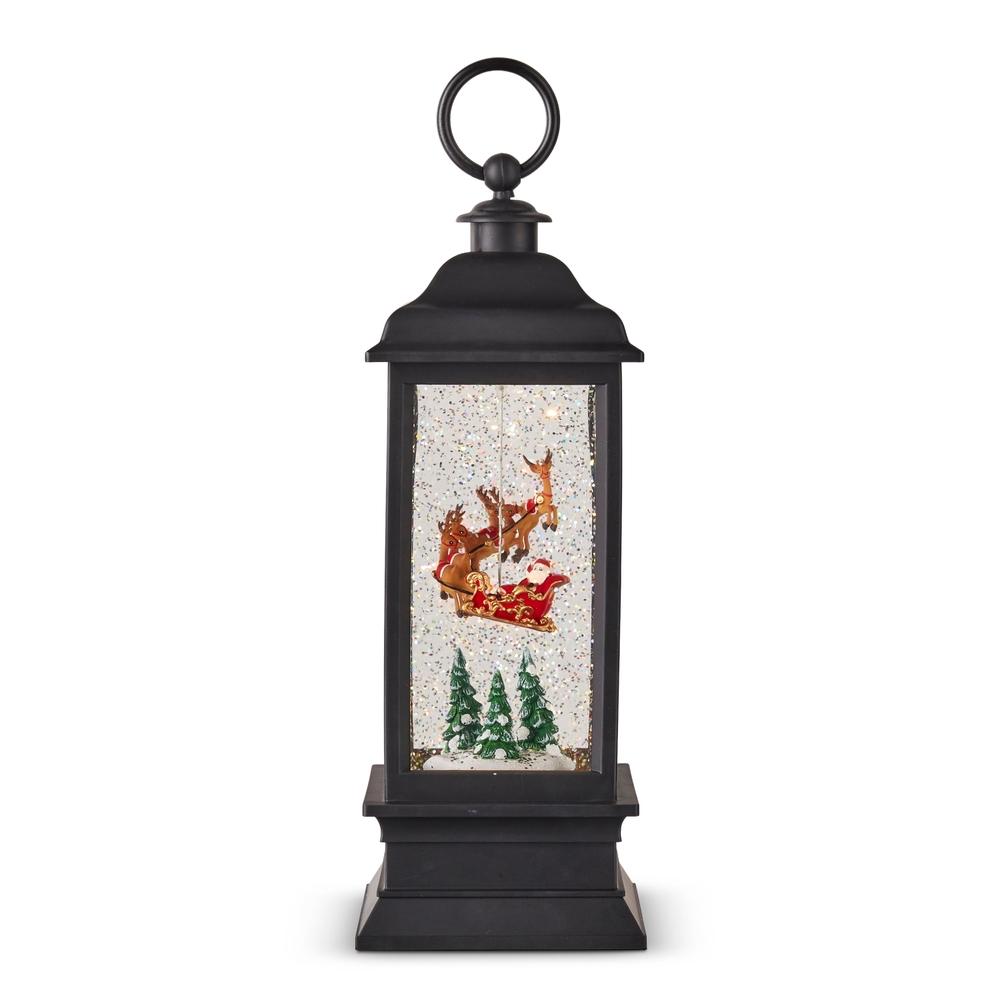RAZ Imports 11" Santa Flying Animated Water Lantern