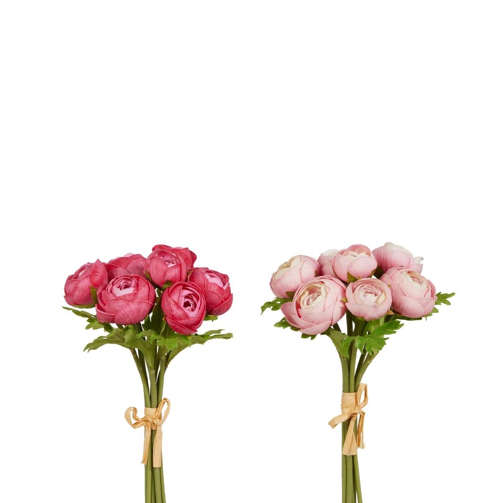 RAZ Imports 11" Soft Touch Ranunculus Bundle