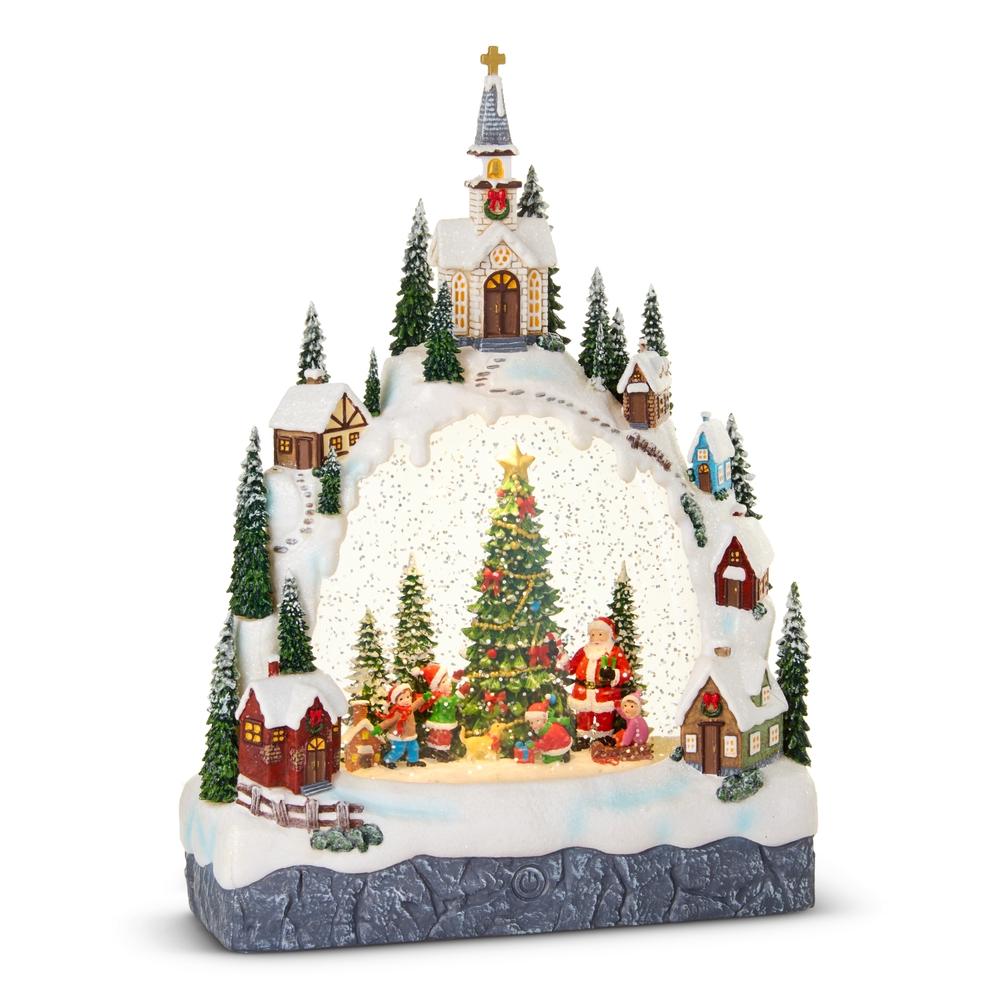 RAZ Imports 11" Winter Lighted Water Lantern