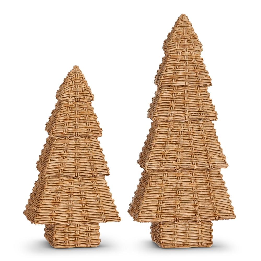 RAZ Imports 11" Woven Tiered Trees